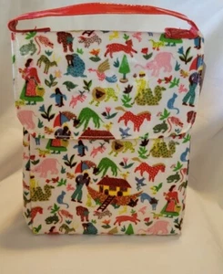 Bolsa de almuerzo Arca de Noé V&A Museo PVC recubierto algodón B10 - Imagen 1 de 12