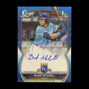 2023 Bowman Chrome Blake Mitchell Blue Wave Refractor Auto /150 Autograph - Picture 1 of 2