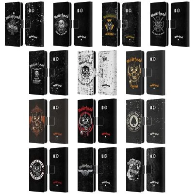 OFFICIAL MOTORHEAD LOGO LEATHER BOOK WALLET CASE FOR HTC PHONES 1 - Image 1 of 4