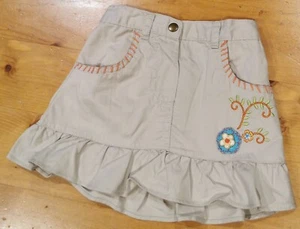 Girl Cargo Skirt Age 18-24 Months Elasticated Waist Pockets With Embroidery - Picture 1 of 6