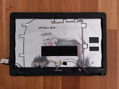 Compaq Notebook CQ56 Displaydeckel mit Displayrahmen und Displayanschluss - Bild 1 von 4