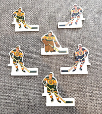 (6) COLECO Table-Top Hockey Players - 1971 - Boston BRUINS