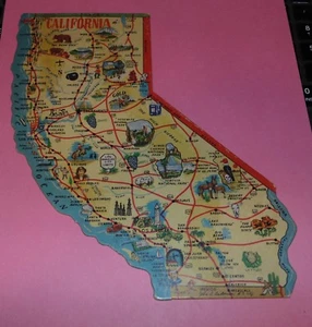 STATE OF CALIFORNIA HARTKARTON POSTKARTE UNBENUTZT - Bild 1 von 2