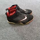 Nike Air Gp Mens Shoes Size 11 Black Red Zip Up Basketball 354183 011 Zoom