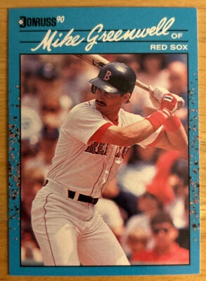 1990 Donruss Baseball’s Best Of American League Mike Greenwell #115 Red Sox EX - Image 1 of 2