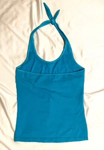Limited Too Girl TANK TOP Sleeveless-Child 12-Cotton Stretch Turquoise-Crystal s - Picture 1 of 6