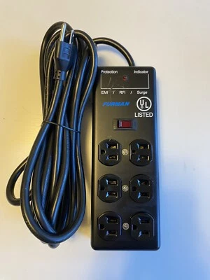 Furman SS6B 6 Outlet Surge and Spike Suppressor Strip - Image 1 of 4