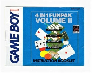 Manuale GAME BOY 4 IN 1 FUN PACK Volume II 2 - Instruction Booklet Nintendo - Picture 1 of 1