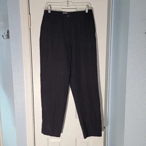 Jamie Sadock Pants Womens 6 Black Chino Outdoor Safari Golf Tennis Slacks - Picture 1 of 10