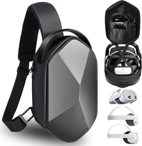 SARLAR Travel Carrying Case for Oculus Meta Quest 3S/Quest 3/Quest 2 VR Headset - Picture 1 of 12