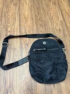 Lululemon Festival 5L Bag Black Crossbody Purse Dance Your Asana Off Flap Black - Picture 1 of 24