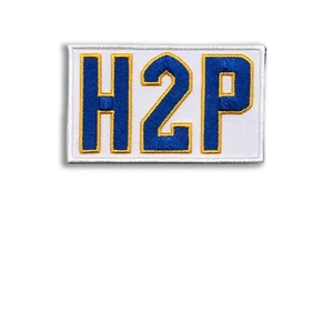 Pittsburgh University - H2P patch with Hook and Loop backing -  3 1/4" X 2" PITT - Picture 1 of 2