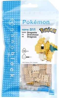 Kawada Nanoblock NBPM_011 Dragonite 190pcs From Japan - Image 1 of 4