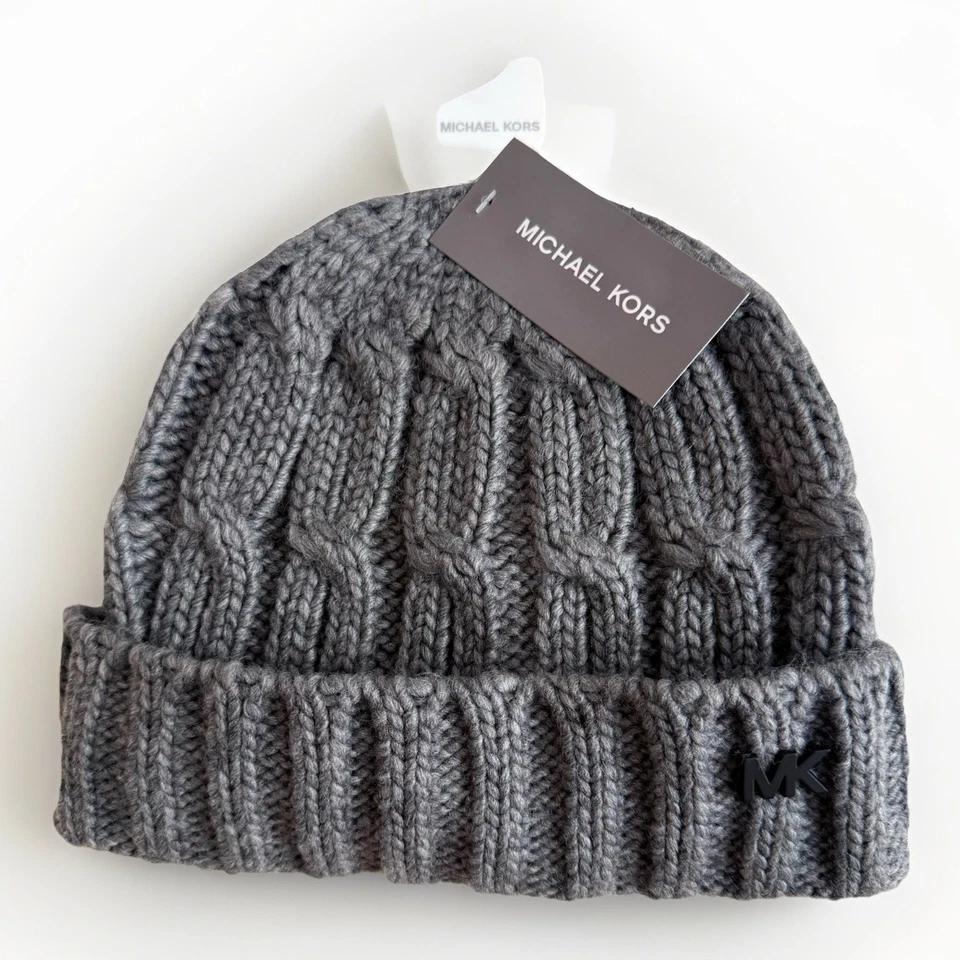 Gorro de punto gris para mujer Michael Kors talla única Foto 1 de 3