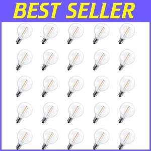 Shatterproof Globe Bulbs 50-Pack E12/C7 Dimmable LED - Picture 1 of 8