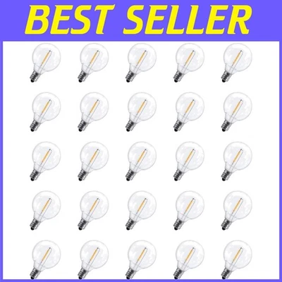 Shatterproof Globe Bulbs 50-Pack E12/C7 Dimmable LED - Image 1 of 4