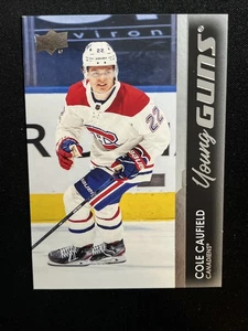 21-22 UD Serie 1 Hockey Young Guns 201 Cole Caufield - Imagen 1 de 2