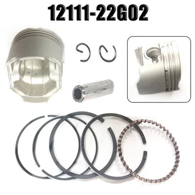Piston Kit 1pc 3 Ring Slots Accessories Aluminum Piston Kit LT-Z50 MT/manual - Image 1 of 4
