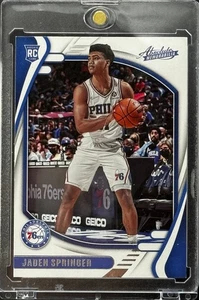Jaden Springer 2021-22 Panini Chronicles Absolute RC #224 76ers Rookie - Picture 1 of 3