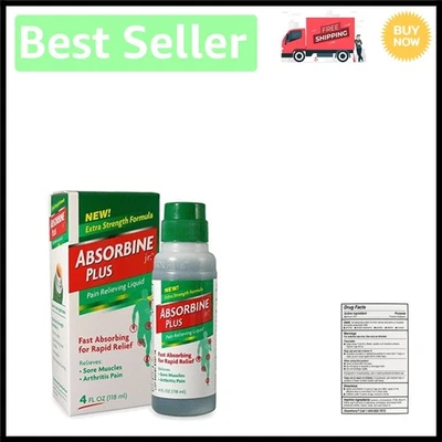 Jr Plus: paquete múltiple analgésico extra fuerte - 4 fl oz cada uno para alivio rápido Foto 1 de 3