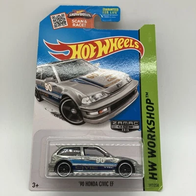 Hot Wheels ZAMAC 90 Honda Civic EF #197 - Imagem 1 de 4