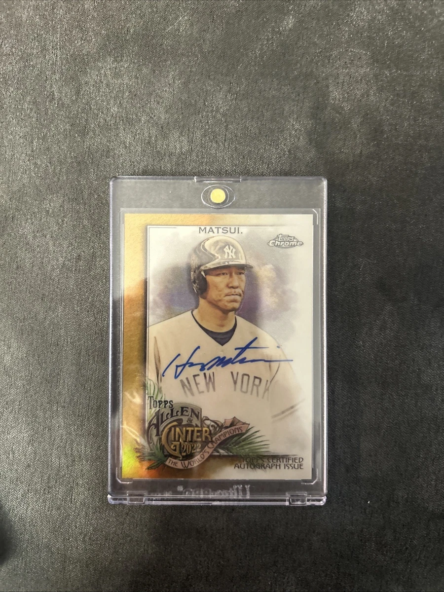 Hideki Matsui Autographed Baseball Trading Cards & Accessories for