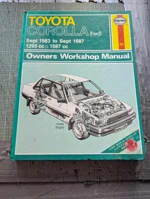 Toyota Corolla (FWD) 1983-1987 Haynes Owners Workshop Manual - Image 1 of 4