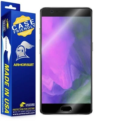 [2 Pack] ArmorSuit MilitaryShield OnePlus 5 Case-Friendly Screen Protector - Image 1 of 4