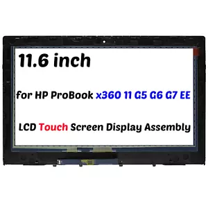11.6" for HP ProBook x360 11 G5 G6 G7 EE LCD Display Touch Screen Digitizer - Picture 1 of 6