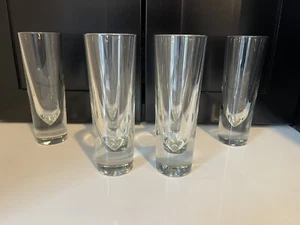 CARLO MORETTI VTG HEAVY BULLET GLASSES SET OF 6 - Picture 1 of 6
