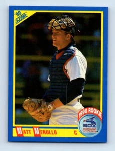 1990 Score Matt Merullo Rookie Chicago White Sox #605 - Picture 1 of 2