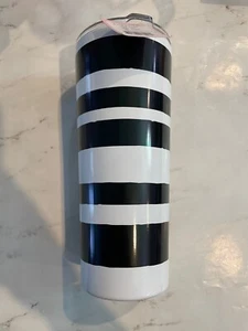 Kate Spade Stainless Steel Tumbler NEW 24oz Sarah Stripe - Picture 1 of 3