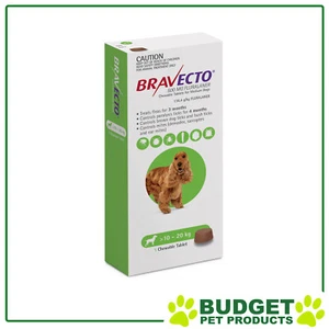 Bravecto For Medium Dogs 10-20kg 1 Chew - Picture 1 of 1