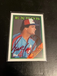 1988 Topps Dave Engle autograph Montreal Expos in person - Picture 1 of 1