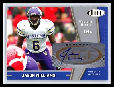 2009 SAGE HIT #A101 Jason Williams Autographs RC Western Illinois Leathernecks - Image 1 of 2