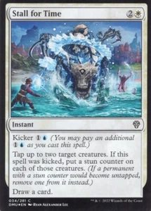 2X STALL FOR TIME 034/281 FOIL DOMINARIA UNITED MTG CASI NUEVO X2 (yourdeckbuilder) - Imagen 1 de 1
