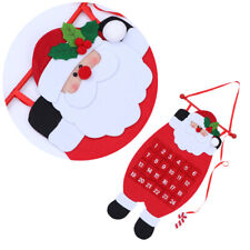  Rot Weihnachtlicher Wandkalender Weihnachts-Countdown-Kalender
