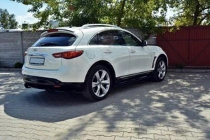 Umbrales laterales enfoque Cup listones para INFINITI QX70 negro alto brillo - Imagen 1 de 9