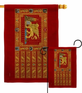 Republik Venedig 1659-1675 Sackleinen Garten Flagge Welthistorisch Deko Banner - Bild 1 von 19