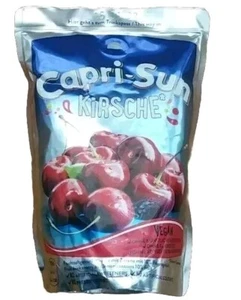 Vintage - Capri Sun - Capri Sonne Kirsche - mit Plastik Strohhalm - 200ml 🍒 NEU - Bild 1 von 7