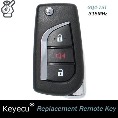 New Flip Remote Key Fob 315MHz for TOYOTA RAV4 2019 2020 2021 2022 2023 GQ4-73T Foto 1 de 2