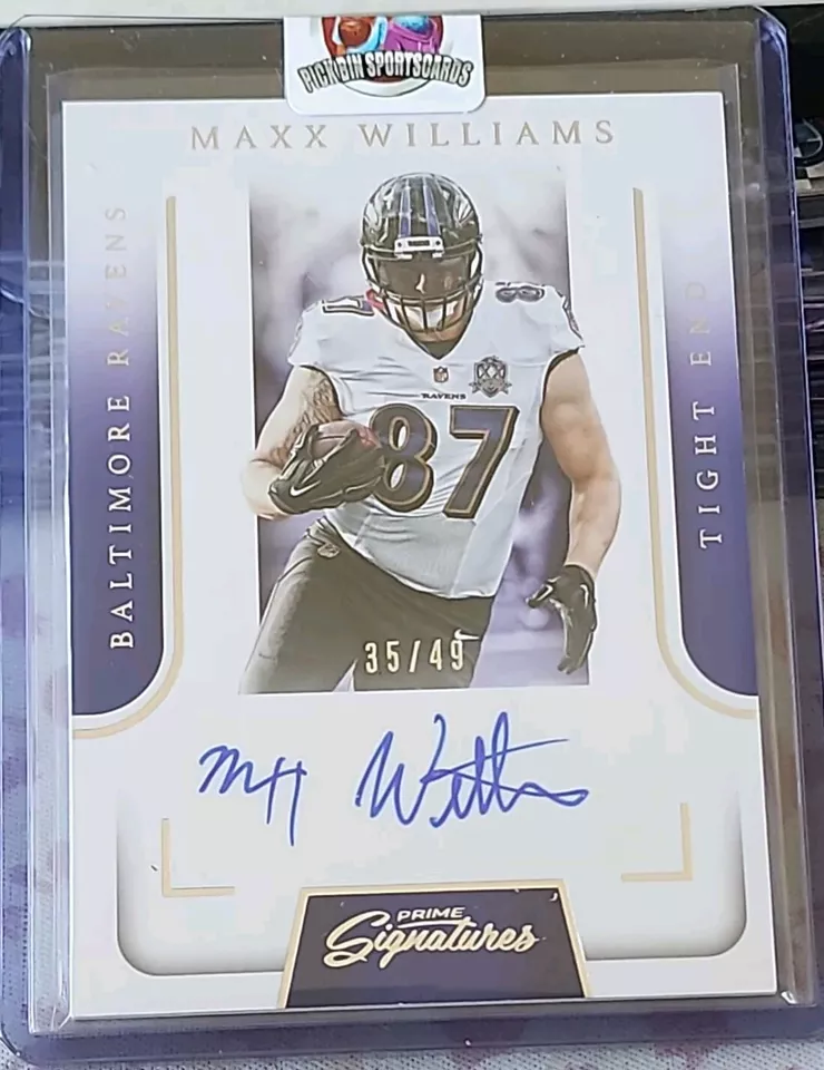 2016 National Treasures Maxx William Prime Signatures/49 - Image 1 of 2