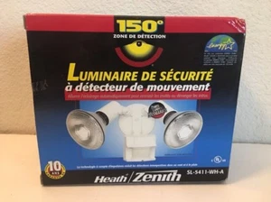 Luz de seguridad sensor de movimiento de detección de movimiento de 150 grados Heath/Zenith (SL-5411-WH-A) - Imagen 1 de 3