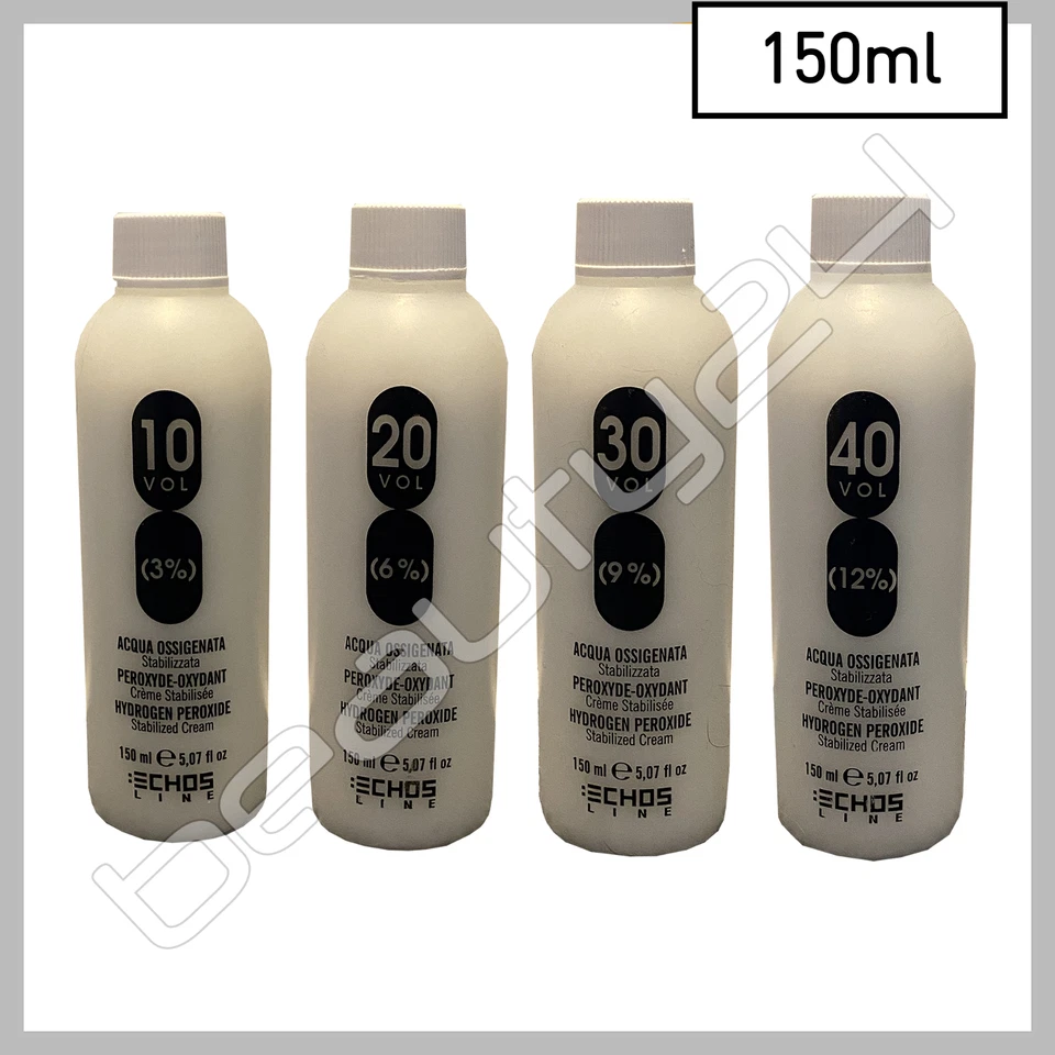 ECHOSLINE 150ml Hair Hydrogen Cream Peroxide Oxidant Professional | Made In Italy