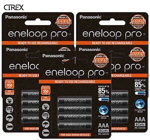 20x Panasonic eneloopPro AAA 950 mAh LSD NiMH Rechargeable Battery MADE IN JAPAN