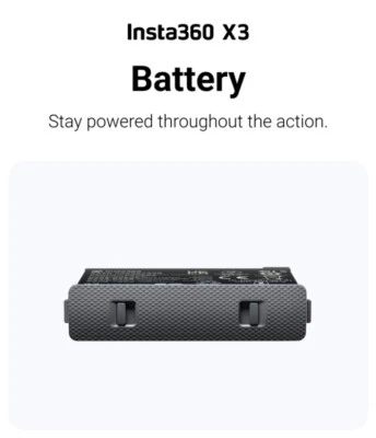 Original Insta360 X3 Battery - High Capacity for Extended Use