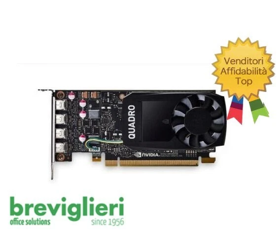 OFFERTA HP NVIDIA Quadro P400 2GB GDDR5 Scheda Grafica (1ME43AT) - Immagine 1 di 1