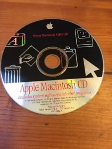 Vintage 1996 Power Macintosh Mac 5260/100 System Programs Software Disc CD 7.5.3 - Picture 1 of 5