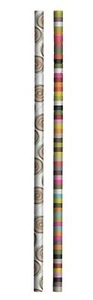 French Bull Ring Design Jackie Shapiro Art Modern Theme Party Paper Straws - Picture 1 of 1