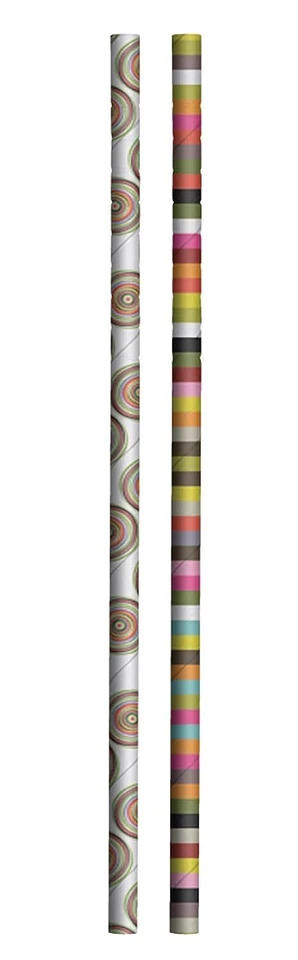 French Bull Ring Design Jackie Shapiro Art Modern Theme Party Paper Straws - Image 1 of 1